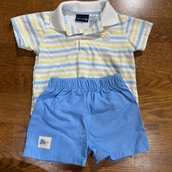 little tad Other - Vintage Tad Little Baby Boy 2-Piece Set – Size 0-6M